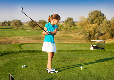 «الجولف» للأطفال.. لا يتعلق بالمنافسة فحسب