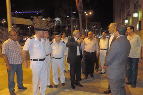 مدير شرطة النقل يوجه بضرورة متابعة الحالة الأمنية عقب خروج قطار بني سويف