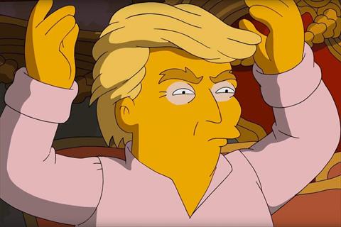 اعرف رد فريق The Simpsons على طلب «ترامب» بالمشاركة في المسلسل