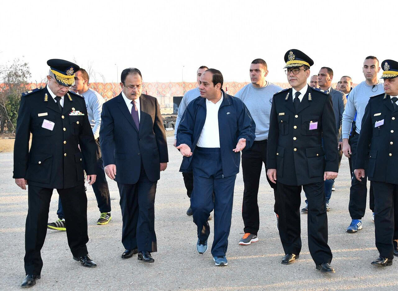 السيسي في أكاديمية الشرطة