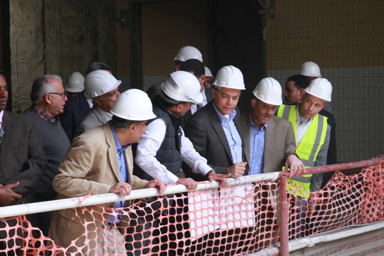 بالصور.. وزير النقل: افتتاح مترو النزهة أكتوبر 2018