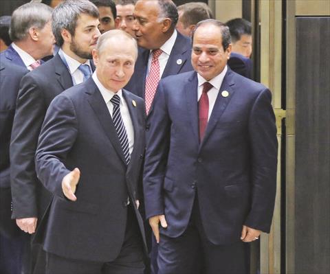 السيسى يدعو بوتين لحضور حفل تدشين «الضبعة النووية»