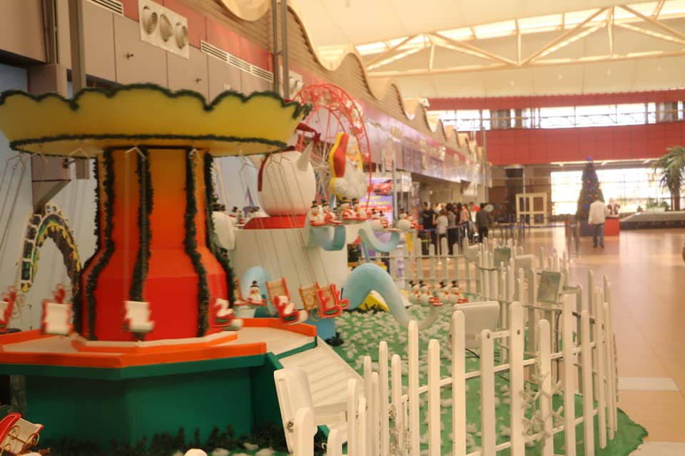 بالصور : مطار شرم الشيخ الدولي يتزين استعدادا لاستقبال رأس السنة الميلادية ٢٠١٩ 