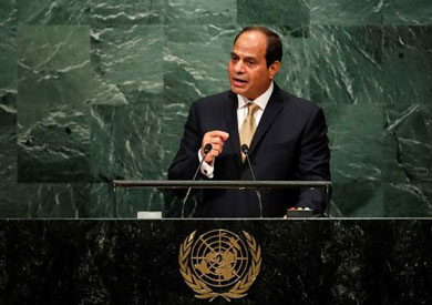 اليوم.. السيسى يلقى كلمة مصر أمام الجمعية العامة للأمم المتحدة