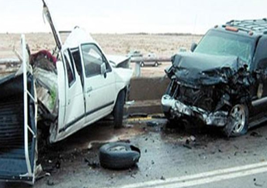 إصابة 6 سائحين و3 مصريين في حادث تصادم بطريق الزعفرانة - رأس غارب