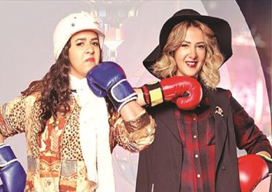 أبطال «نيللى وشيريهان» فى مؤتمر صحفى