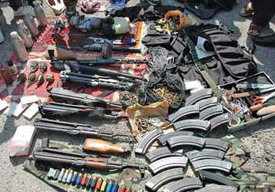 أسلحة آلية مضبوطة - أرشيفية