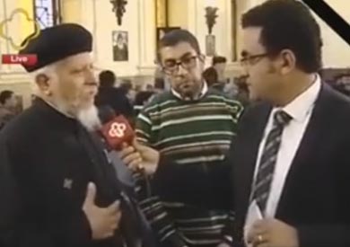 بالفيديو.. كاهن «البطرسية» يكشف مجيء الانتحاري «محمود شفيق» إلى الكنيسة ليلة التفجير