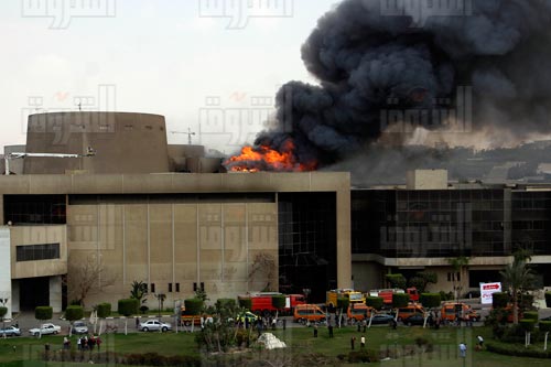 إحالة «حريق قاعة المؤتمرات» للنيابة العسكرية
