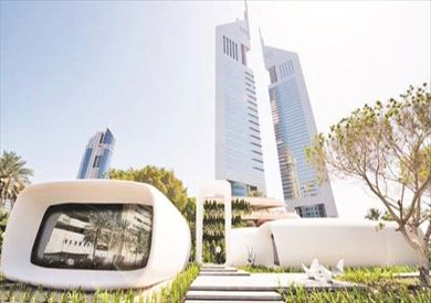 دبى تفتتح أول مكتب «مطبوع» فى العالم