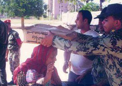 توزيع لحوم القوات المسلحة على مواطني البحيرة