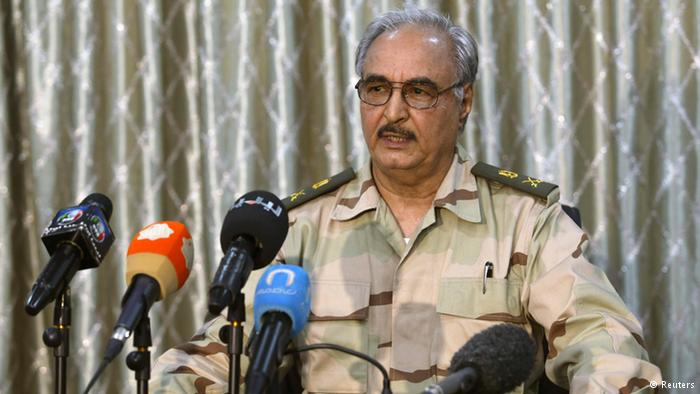 اللواء خليفة حفتر قائد الجيش الوطني الليبي