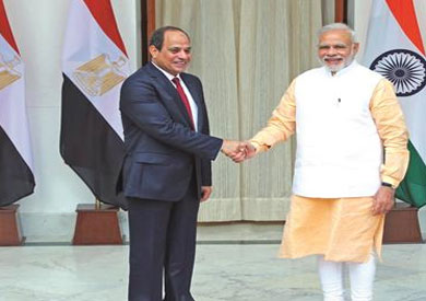 السيسى: حريصون على التواصل مع الهند 