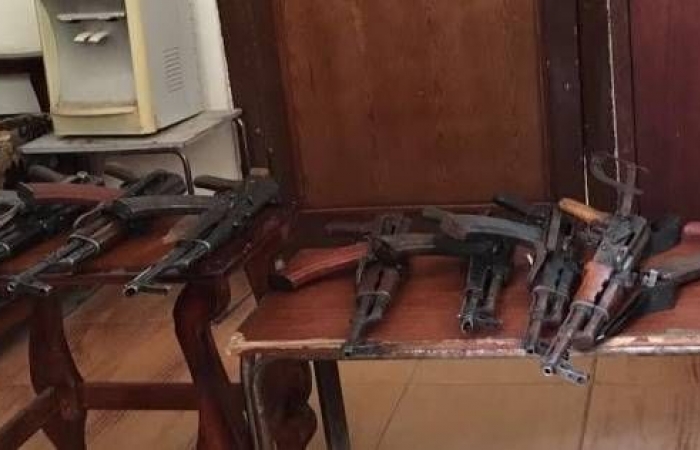 ضبط 8 قطع سلاح و65 طلقة نارية فى حملة أمنية بالمنيا