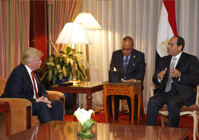 الرئيس «السيسي» يصل البيت الأبيض.. وبدء اللقاء مع «ترامب»