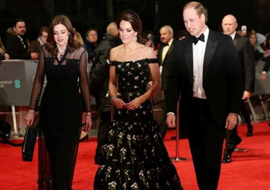 بالصور.. كيت ميدلتون وزوجها على السجادة الحمراء