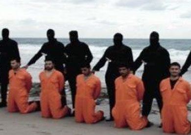 بالصور .. «داعش» يعلن إعدام أقباط المنيا المختطفين في ليبيا - 

        
