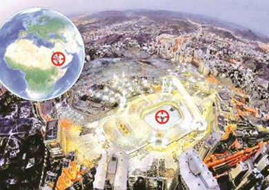 بالفيديو.. جوجل إيرث يحسم جدل النسبة الإلهية لموقع الكعبة