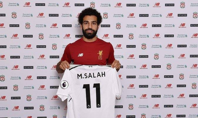 رسميا ..محمد صلاح ينضم لليفربول ويرتدى القميص رقم 11