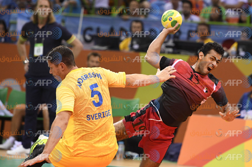 ريو.. الشوط الثاني كرة اليد .. مصر 20× 17 البرازيل