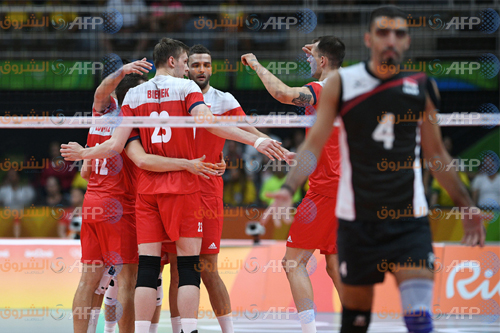 ريو 2016: طائرة مصر تسقط أمام بولندا 3-0