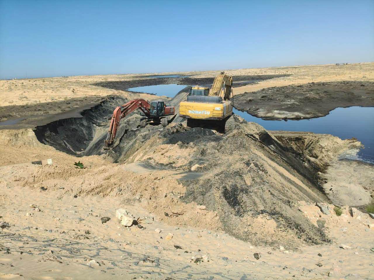 North Sinai road repairs continue