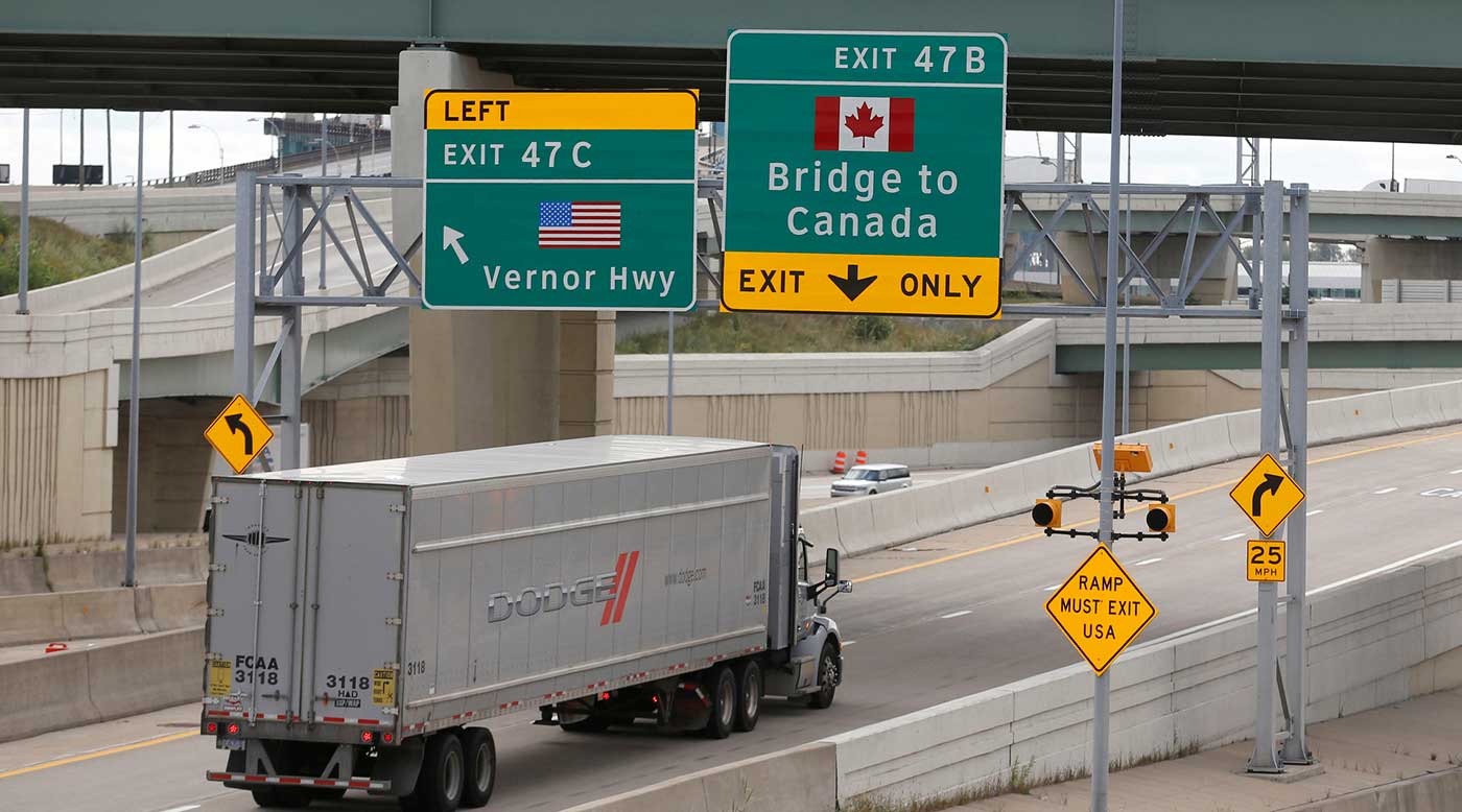 الحدود الكندية الأمريكية