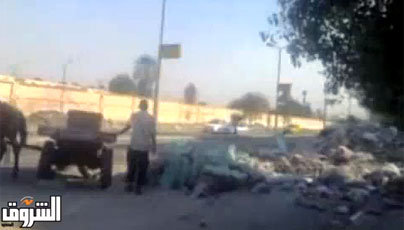 أكوام القمامة تغطي شارع أحمد حلمي وتهدد بكارثة صحية