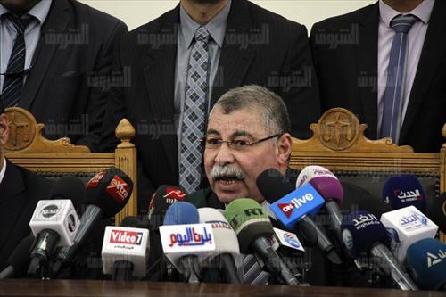 النطق بالحكم في قضية «اغتيال النائب العام» تصوير: لبنى طارق