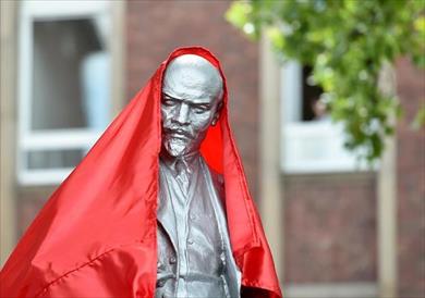 تمثال زعيم السوفيتي السابق فلاديمير لينين