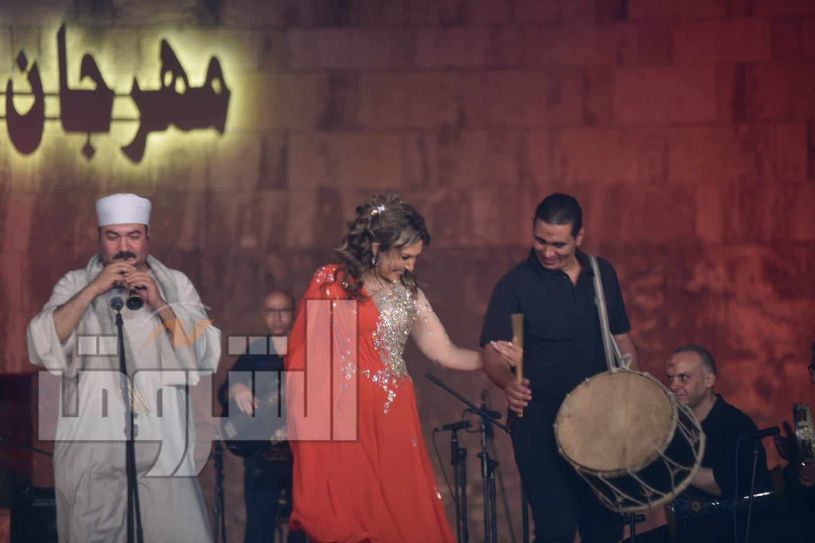 حفل نادية مصطفى ضمن فعاليات مهرجان القلعة الدولي للموسيقى والغناء في دورته الـ31.. تصوير: دنيا يونس