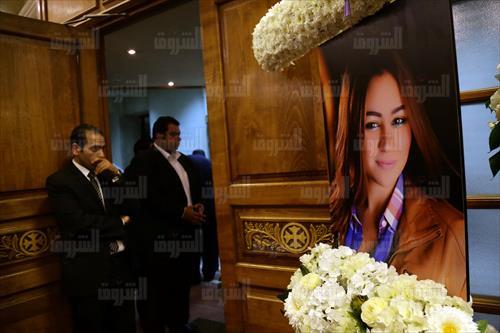 عزاء مضيفة مصر للطيران بمدينة نصر - تصوير: لبنى طارق