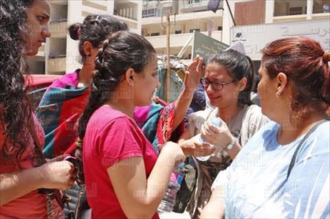 طالبات الثانوية العامة- تصوير أميرة مرتضى