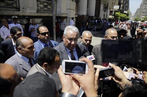 محاكمة نقيب الصحفيين وعضوي مجلس النقابة - تصوير: إبراهيم عزت