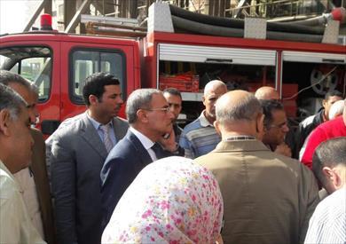 حريق وانفجار صوامع الغلال بشبرا الخيمة