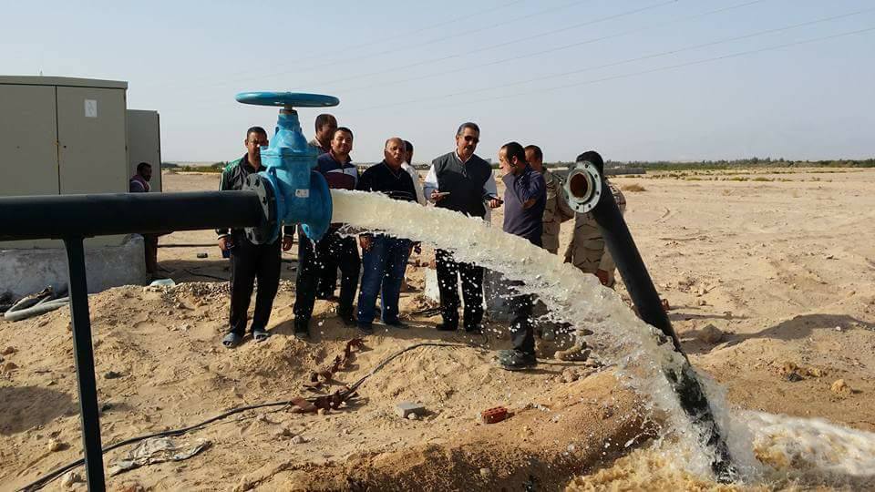 تسليم خمس آبار مياه لخدمة الوحدات السكنية الجديدة بمدينة الطور