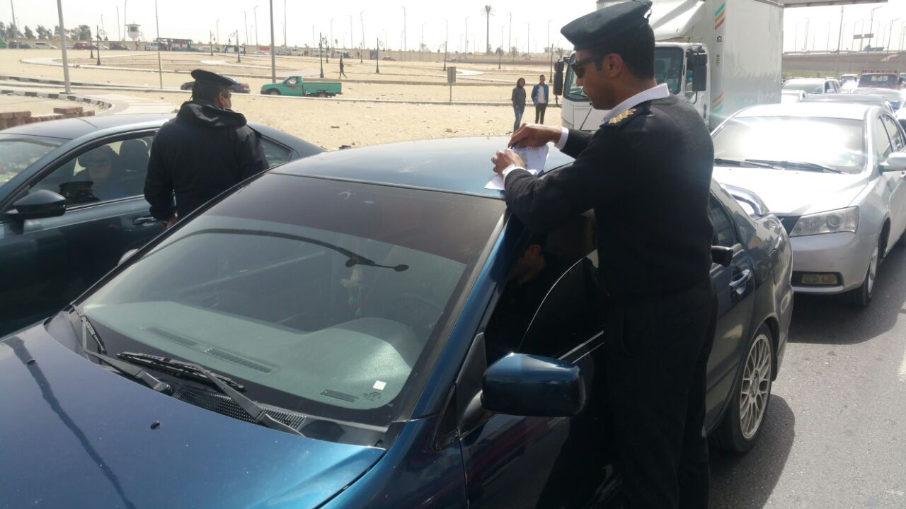 الحملات المرورية على الطريق الدائري