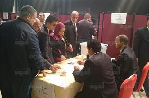 الانتخابات الداخلية لحزب «المصريين الأحرار» - تصوير: أحمد عبد الفتاح
