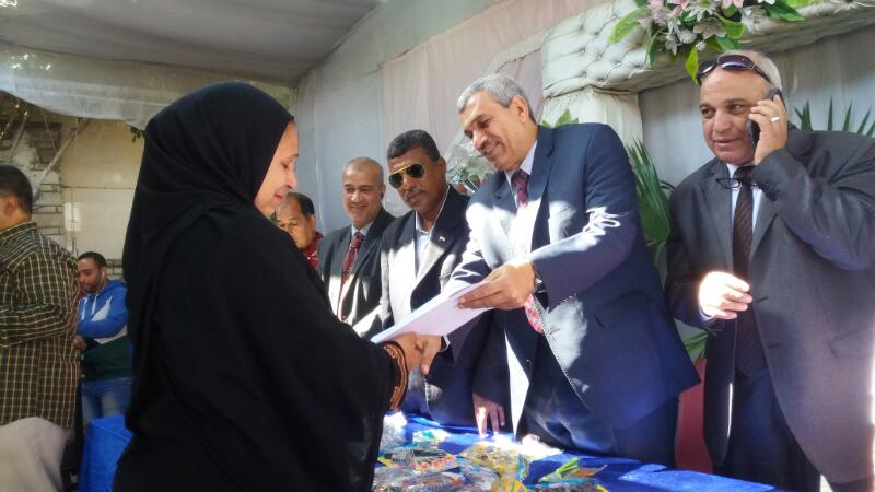 تكريم أمهات الأيتام بنظافة الجيزة