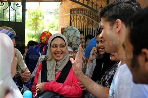 امتحانات الثانوية العامة - الجبر والهندسة الفراغية تصوير جيهان نصر اسلام صفوت