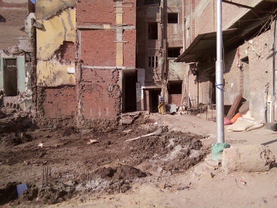 العمارة المنكوبة بالمحلة