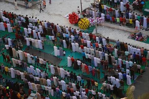 صلاة العيد مسجد عمرو بن العاص تصوير احمد عبد الجواد