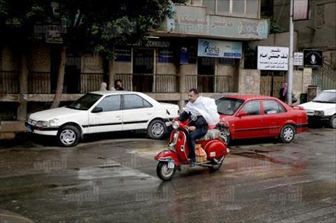 امطار الدقي تصوير نادر باسم
