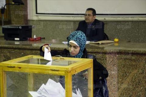 انتخابات اتحاد الطلاب بجامعة القاهرة - تصوير: أحمد عبدالجواد