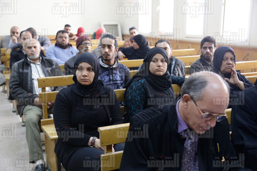 محاكمة أمين الشرطة المتهم بقتل سائق الدرب الأحمر- تصوير أحمد عبدالجواد