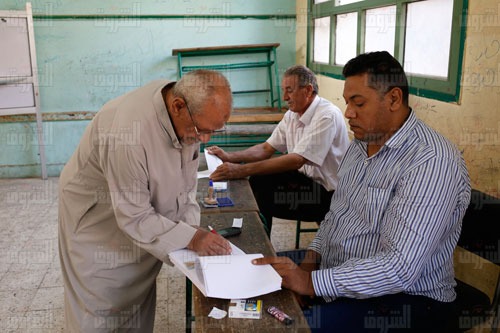 جولة إعادة المرحلة الأولى من انتخابات برلمان 2015- تصوير هبة خليفة