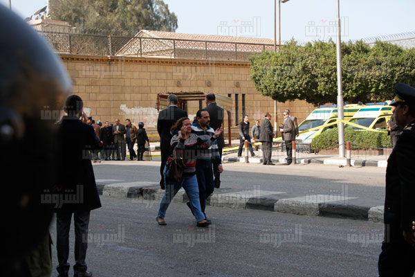 تفجير الكنيسة البطرسية في محيط الكاتدرائية المرقسية بالعباسية - تصوير: لبنى طارق