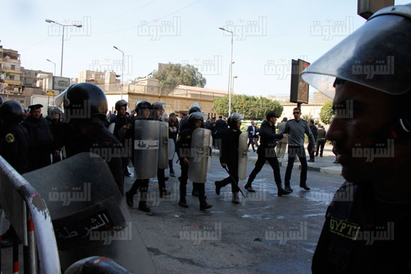 تفجير الكنيسة البطرسية في محيط الكاتدرائية المرقسية بالعباسية - تصوير: لبنى طارق