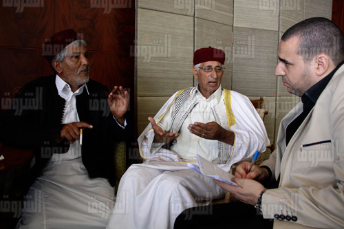 مؤتمر القبائل الليبية بالقاهرة- تصوير أحمد عبدالفتاح