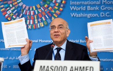 مسعود أحمد مدير إدارة الشرق الأوسط بصندوق النقد الدولي